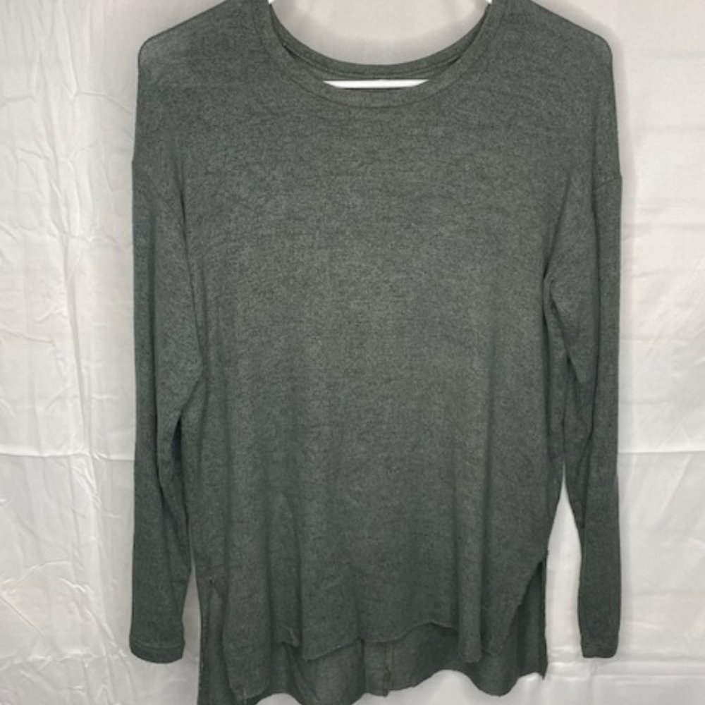 American Eagle Soft & Sexy Heather Grey Plus Sweater  Size XSmall